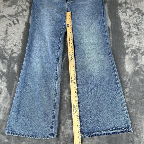 Ed Hardy Multi Tattoo Relaxed Baggy Jeans Women's Size 30 Painted Logo Koi Y2K - Picture 6 of 11